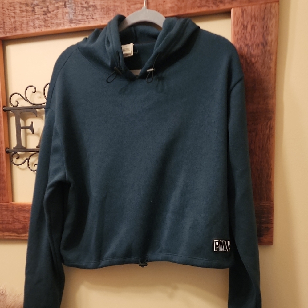 PINK Victoria's Secret Dark Teal Sweatshirt